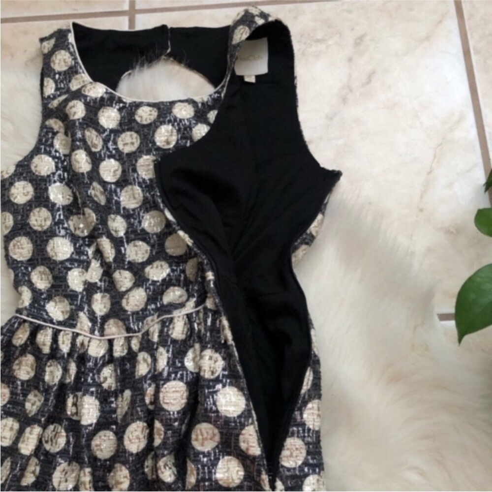 ModCloth Metallic Polka Dot Minidress - Picture 7 of 8